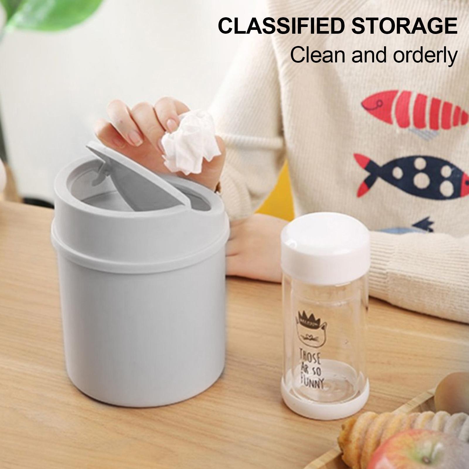 Men'S Accessories Types - 1Pc Desktop Mini Trash Can With