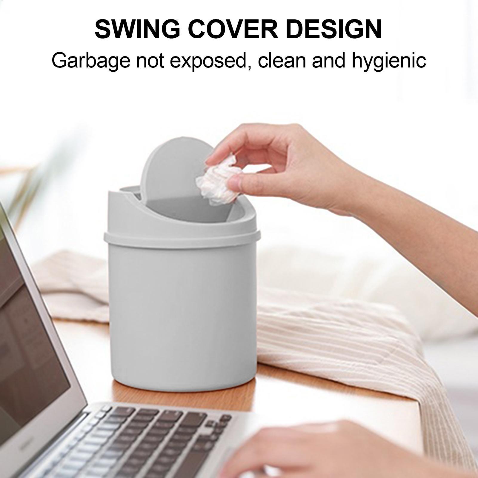 1Pc Desktop Mini Trash Can Wit - огляд і ціна Men'S Accessories Types